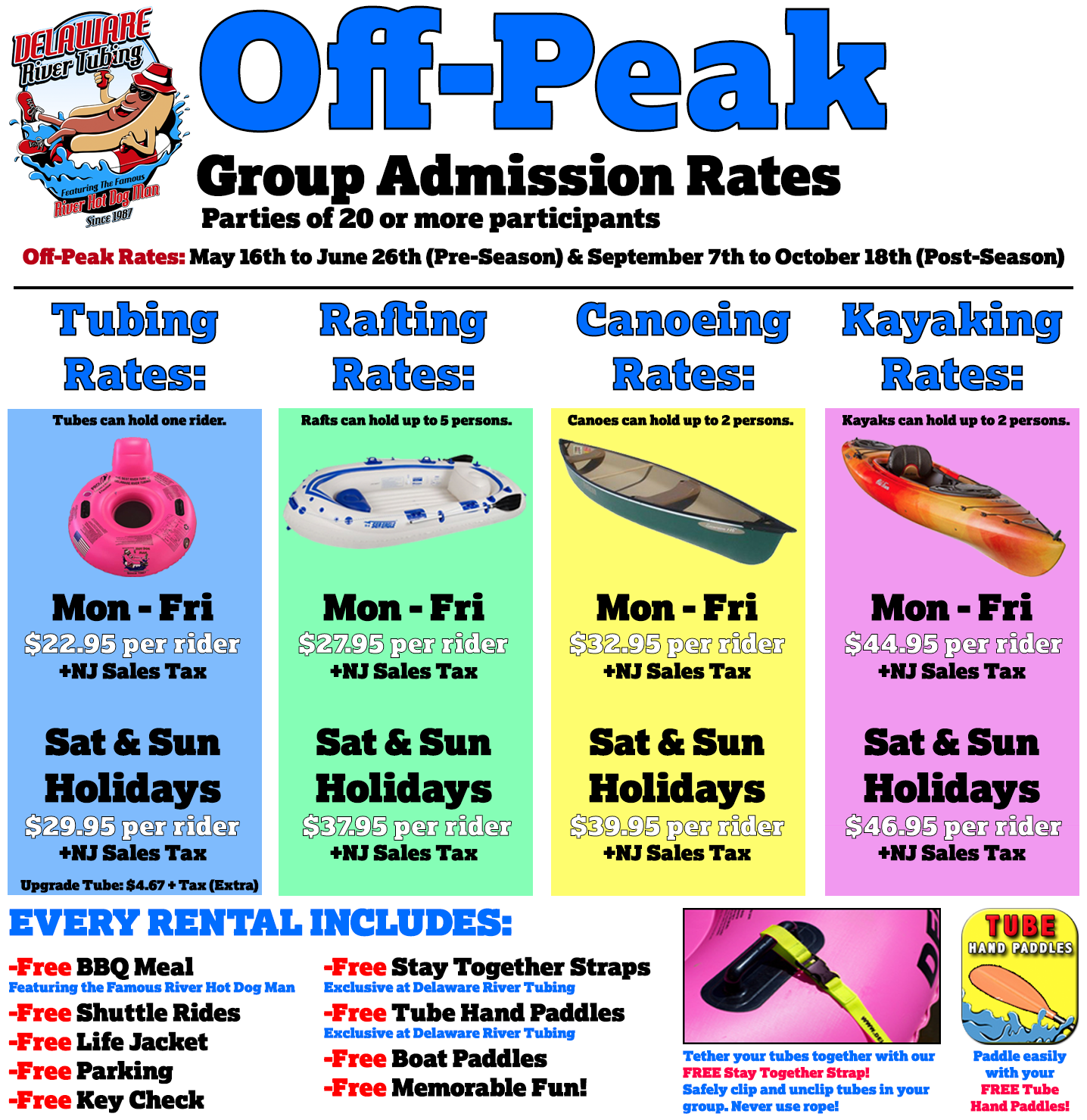 Off-Peak Group Admission Pricing