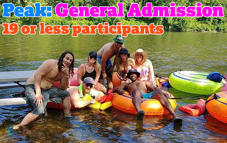 Peak General Admission Rates